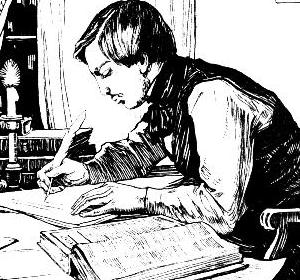 Engels at his Study