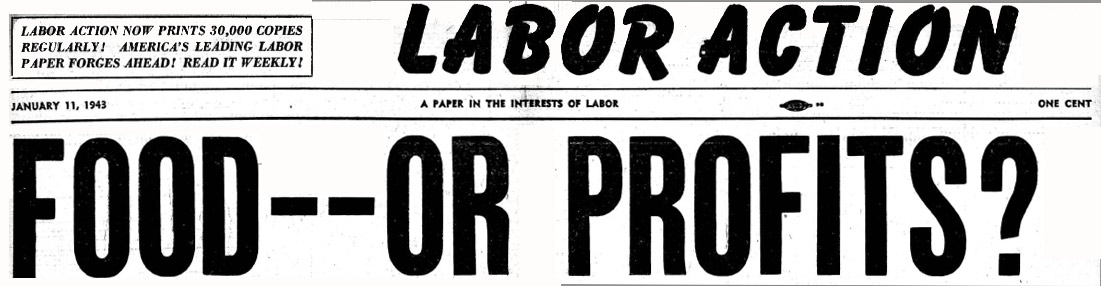 LABOR ACTION Masthead