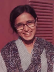 Retrato Anuradha Gandhi